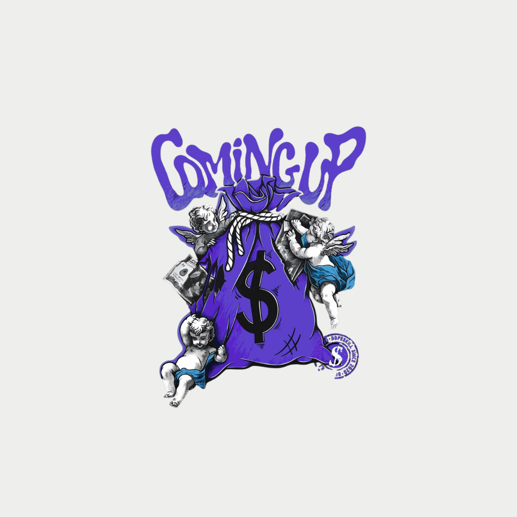 EBISTEEN - "Coming Up" Premium Graphic Tee - White