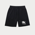 EBISTEEN - "SN" Signature Minimalist Shorts - Black